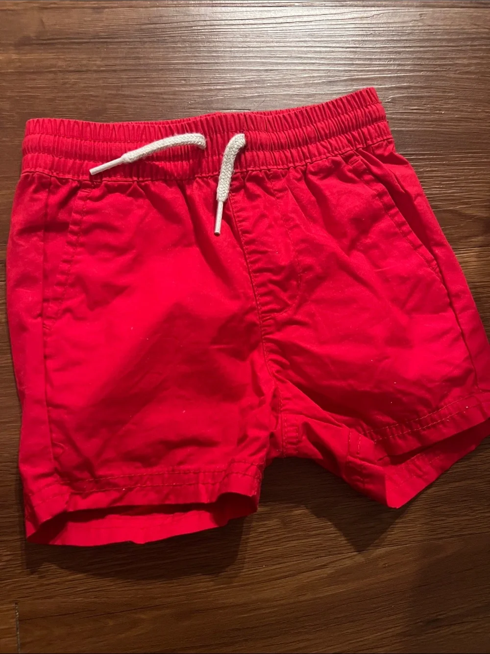 Old Navy Kids Drawstring Shorts - Red and Khaki